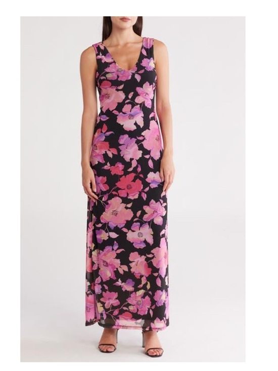 AFRM Dresses & Skirts - AFRM Los Angeles Pink Marble Bloom Maxi